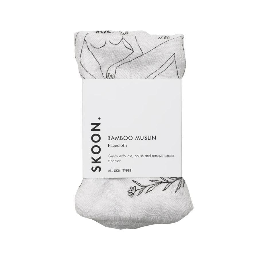 Skoon BAMBOO MUSLIN Face cloth - Shampoo