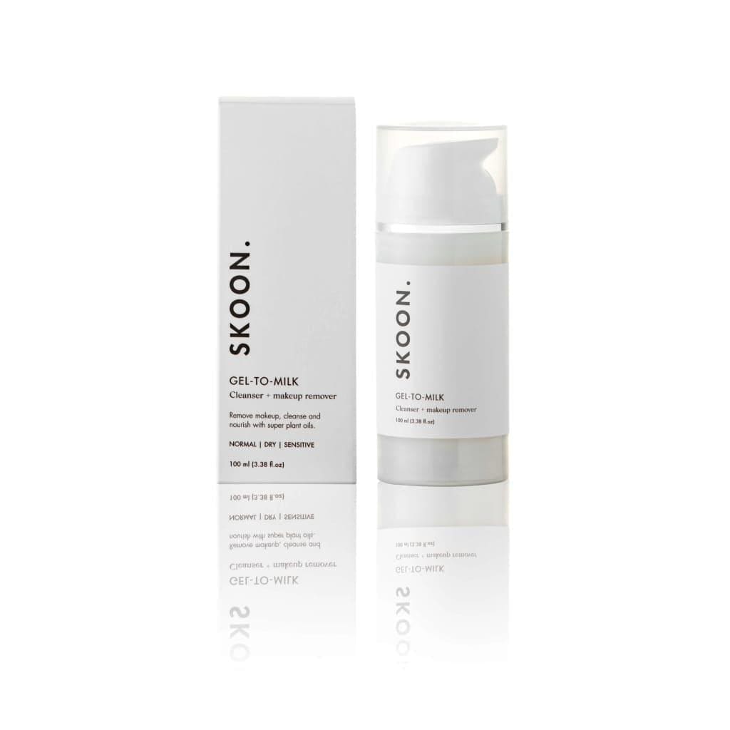 SKOON. Gel-to-Milk Cleanser & Make-Up Remover, 100ml - Ideal for sensitive skin