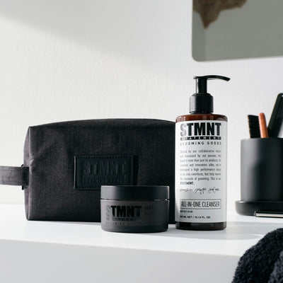 STMNT All-In-One Cleanser 300ml barbershop lifestyle image