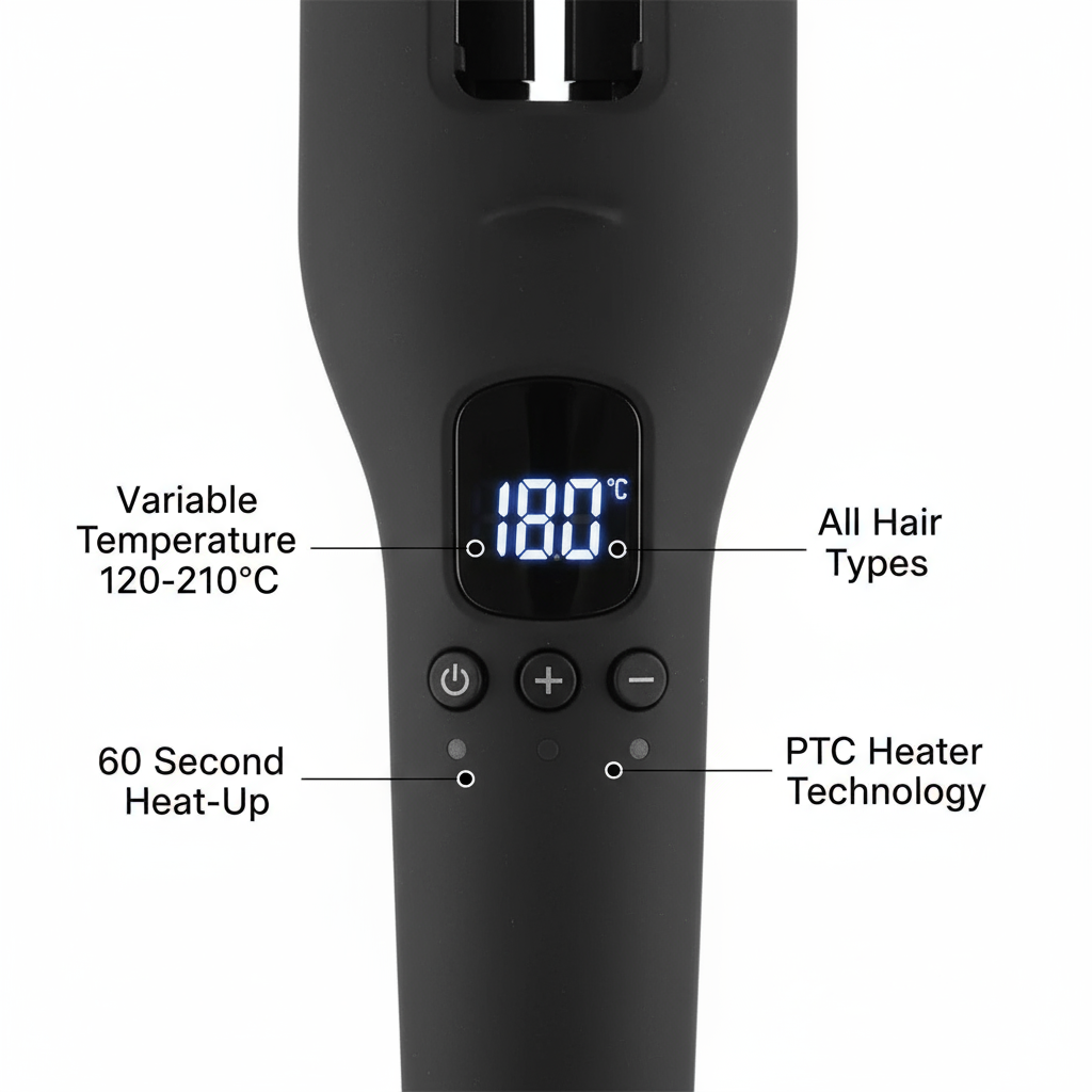 Temperature control display