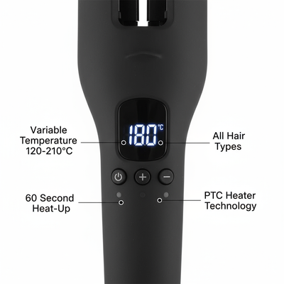 Temperature control display
