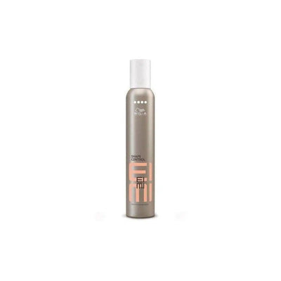 Metallic gray and peach Wella Professionals Eimi Shape Control Mousse bottle - 300ml