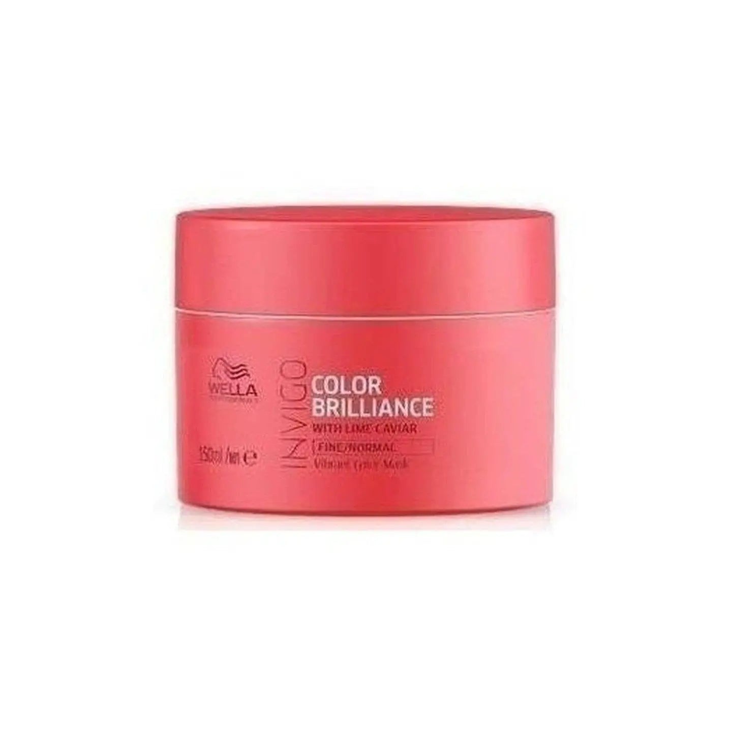 Pink cylindrical container of Wella Professionals Invigo Vibrant Colour Mask – Fine - 150ml
