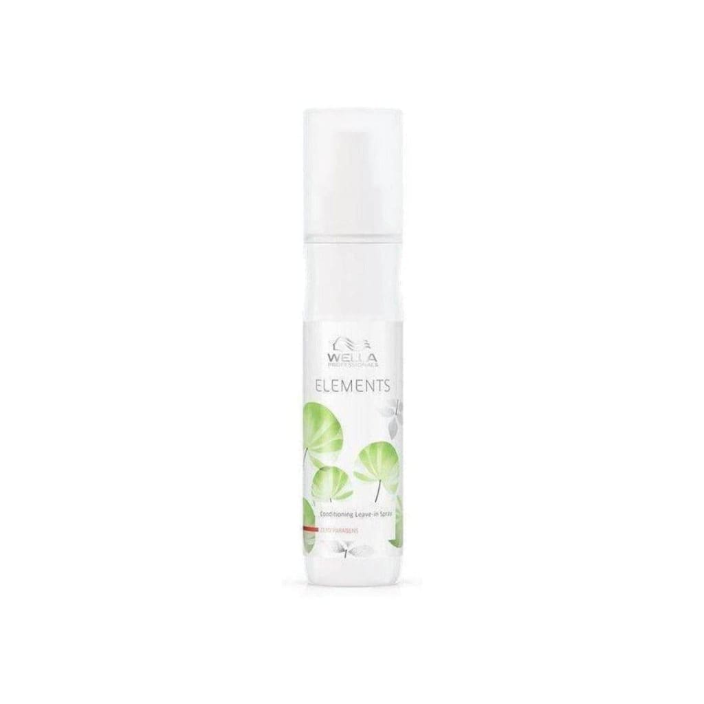 Wella Elements Leave-In Conditioning Spray - 150ml with green leaf design on white bottle