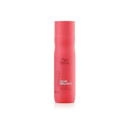 Pink bottle of Wella Invigo Color Protection Shampoo – Fine, 250ml hair care product