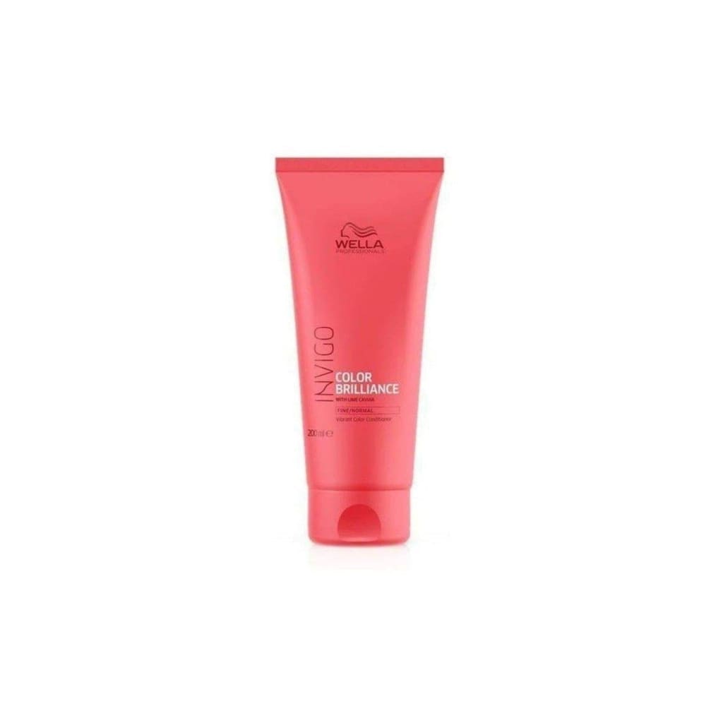 Pink tube of Wella Professionals Invigo Vibrant Colour Conditioner – Fine - 200ml - partnershairdesign