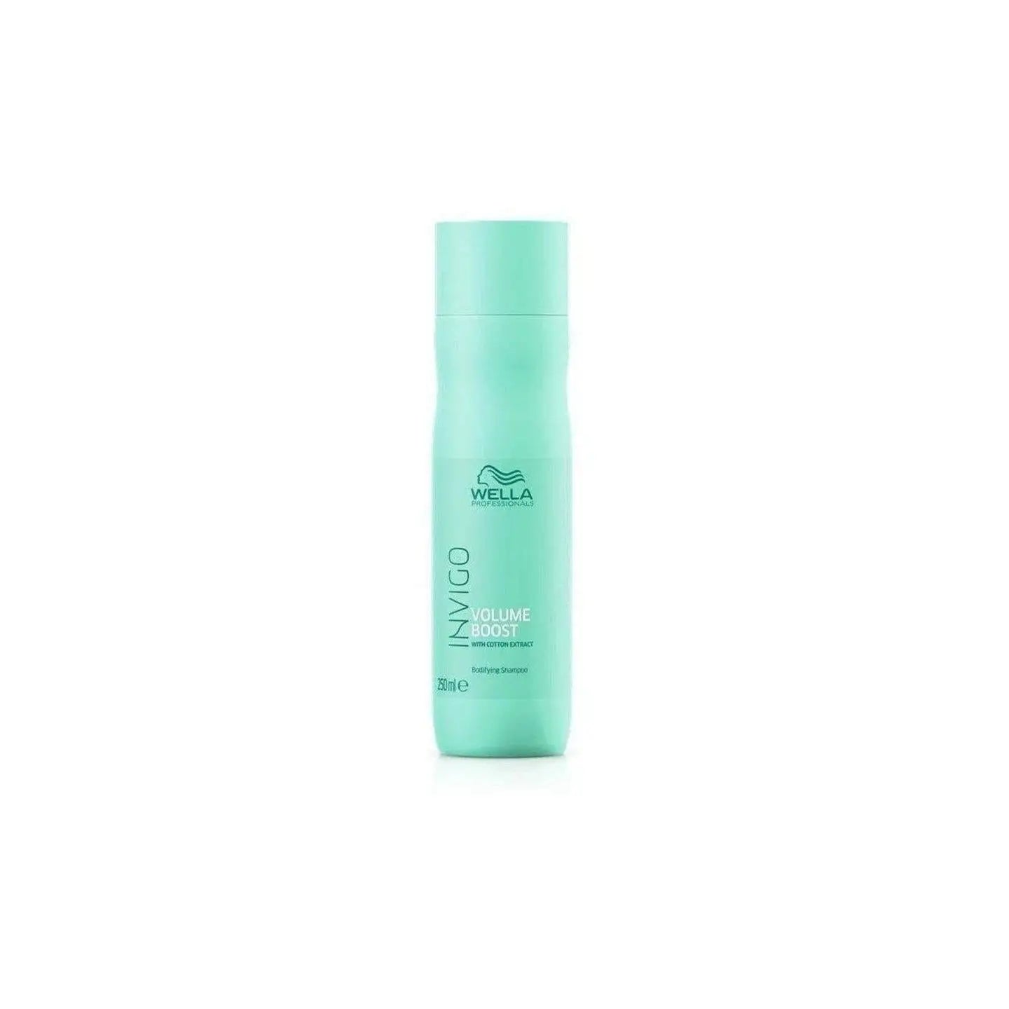 Mint green Wella Professionals Invigo Volume Boost shampoo - 250ml for voluminous hair